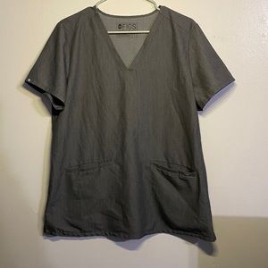 Figs scrubs Casma Grey Top
